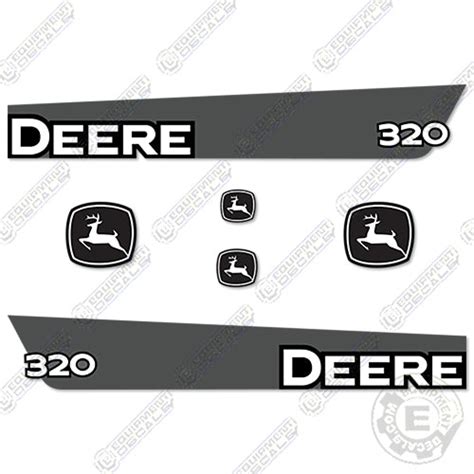 john deere 320 skid steer decals|Fits John Deere 320 Skid Steer Decal Kit – Equipment Decals.